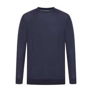 Kiton Men Crewneck Sweater In 14 Micron Wool